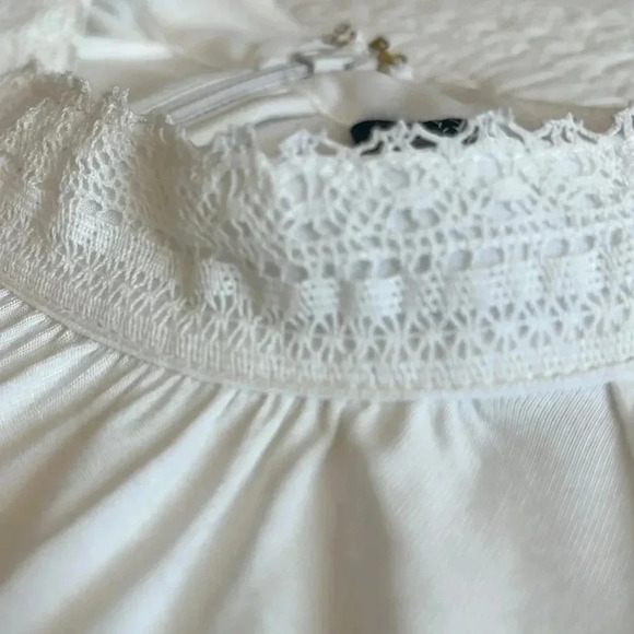 Lauren Ralph Lauren Lace Top Women’s XXL/TTG Ivory Blouse Cottage Core Coastal - Picture 8 of 17